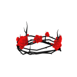 Red & Black Thorn Rose Crown