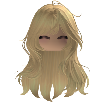 Cute emo y2k hair fluffy (blonde)