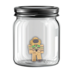 gus in jar