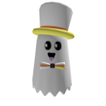 Greg the Fancy Candy Corn Ghost