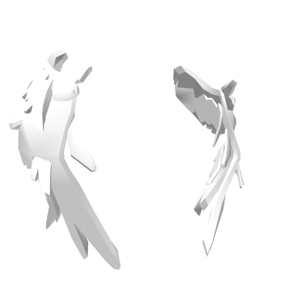 Resting head wings (white)  Roblox item