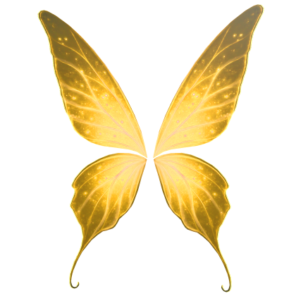Glowing Magical | Mystical Fairy Wings (Gold)