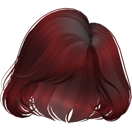 Old Money Wispy Bob With Bangs (Burgundy) Roblox item