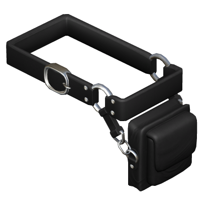 Black Stylish Leather Belt 1.0