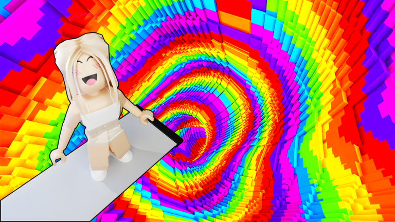 🌈 Fall 99999 Rainbow Spiral! Parkour Obby