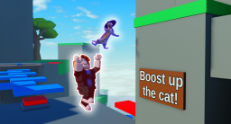 🏯 Kot i Człowiek [ Obby dla 2 graczy ]