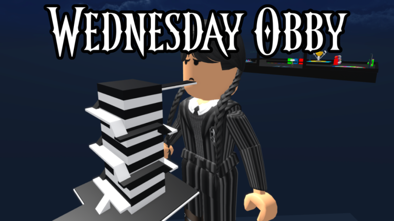 Wednesday Obby! screenshot 2