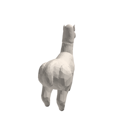 Low Poly Alpaca