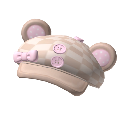 LIGHT KAWAII cute bear hat Roblox item