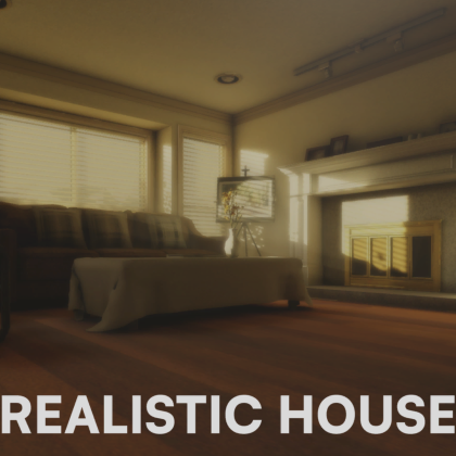 Realistic American Suburban House [PBR] - Complex 