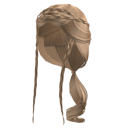 Blonde Artemis Braided Princess Hair Roblox item