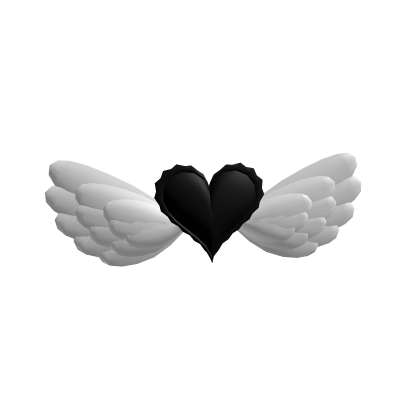 Gothic Hair Clip Kawaii Heart Angel Wings