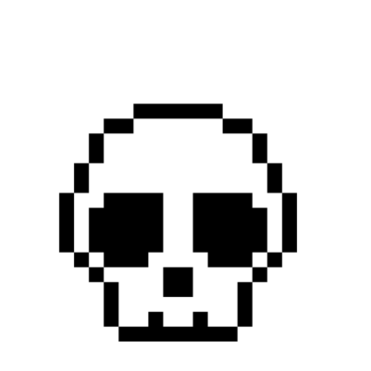 Pixel Skull Roblox decal