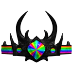 (CODE= 8843 ) The Rainbow Sovereign’s Diadem Crown
