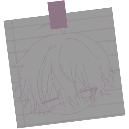 Pink Cute Anime Sketch Paper Face Note Doodle Mask