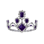 Fancy Amethyst Tiara