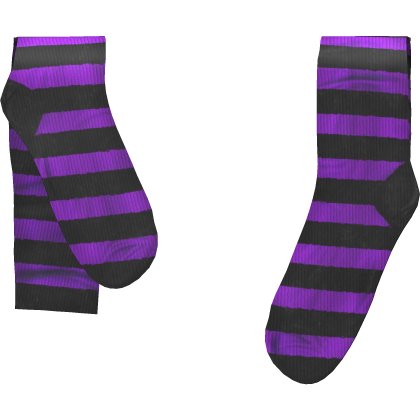 👾 [blocky] black purple y2k emo vkei goth socks