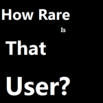 How Rare Is That User?