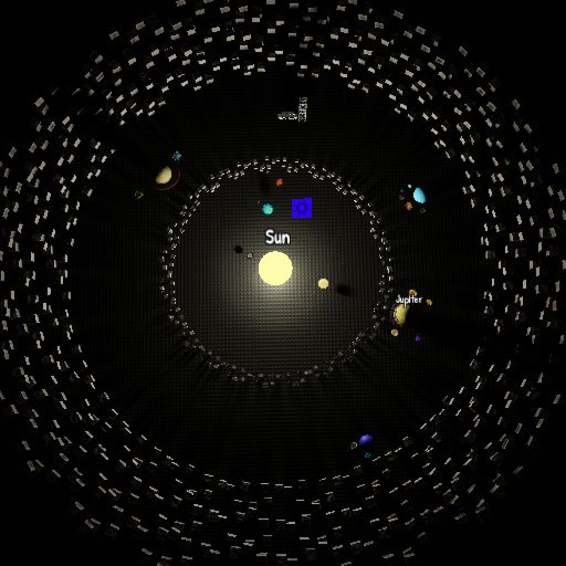 Proto's mini solar system official Roblox game thumbnail