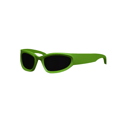 Y2K Punk Glasses | Green