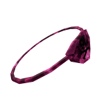 Ultra Dark Pink Pirate Eyepatch
