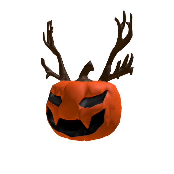 [🎃] Halloween Orange Antlers Pumpkin