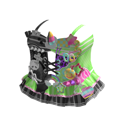 Dualcora Scene Rainbow Emo Rave Unicorn Dress thumbnail