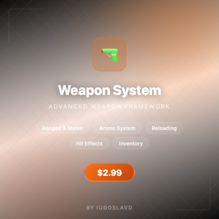 Weapon System — Advanced Weapon Framework preview 1