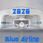 Blue airline