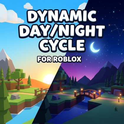 Day/Night Cycle System — Clock, Auto Lights & Mob