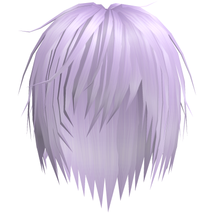Pastel Purple Vkei Messy Emo Punk Hair