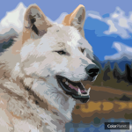 Unicorn fan and dog fan group