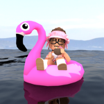 Andreas flamingos friends