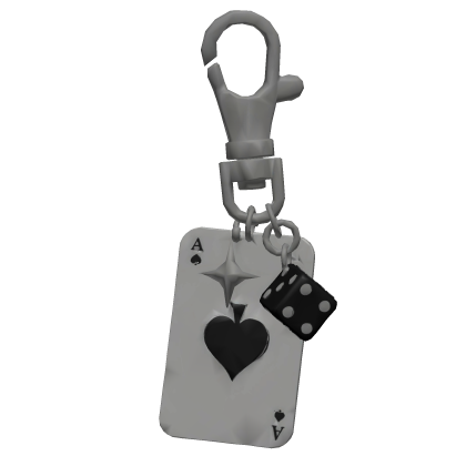 Playing Card Keychain