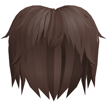 Brown Cute Long Emo Boy Hair Roblox item