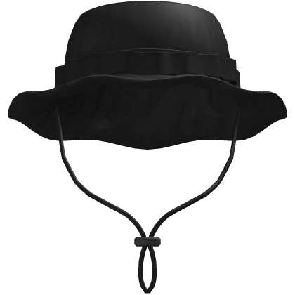 Black Panama Boonie Hat Roblox item