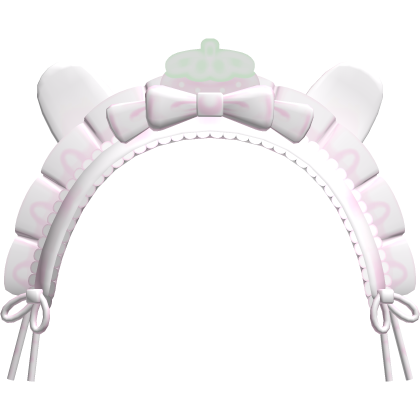 Cute Ruffled Strawberry Bunny Head Dress