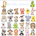 Sparkly animals