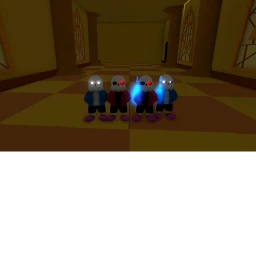Sans_Battle - storyshift-chara and bad time trio icon
