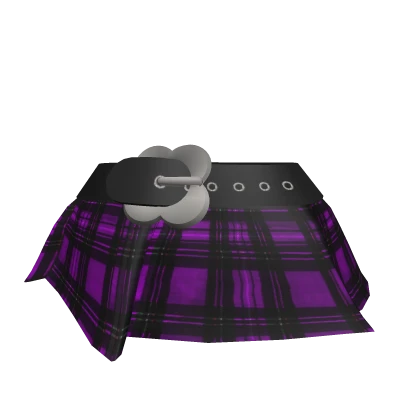 Purple plaid skirt roblox 2025