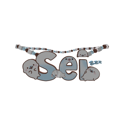 sei seal beaded 1.0 necklace