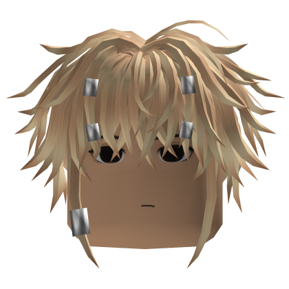 Messy Layered Hair w/ Cuffs (Blonde)