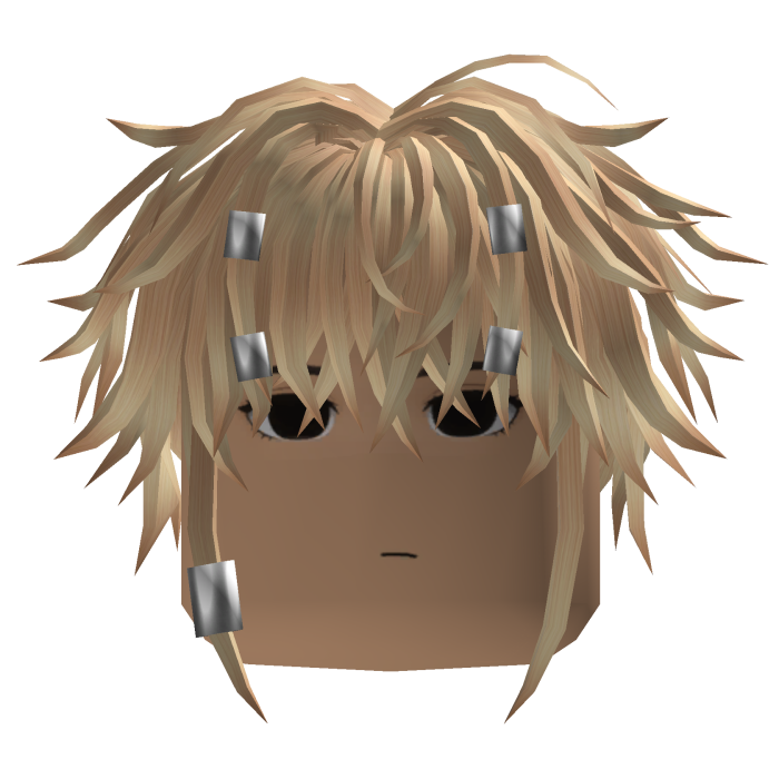 Messy Layered Hair w/ Cuffs (Blonde)