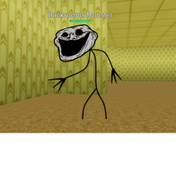 Backrooms! (Troll Man Angry!)