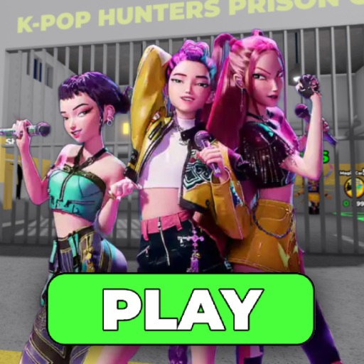 K-POP HUNTERS PRISON RUN! (Obby) official Roblox game thumbnail