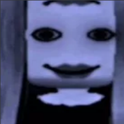 scary woman face Roblox decal