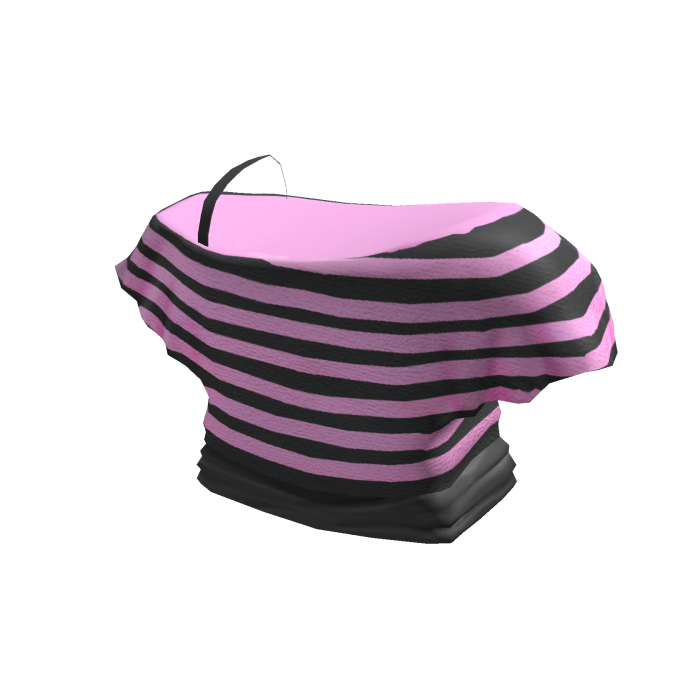 Y2K Emo Scene Off-the-Shoulder Striped Crop Top