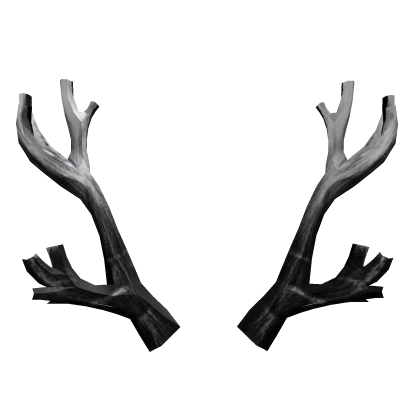 Black to White Antlers Addon (The Glow Appears) Roblox item