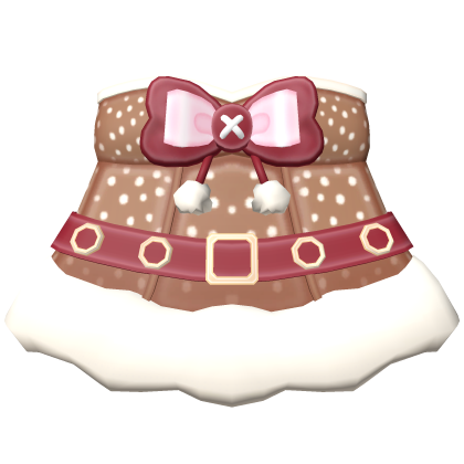 ! Cute Xmas Reindeer Dress christmas Dear - Red 