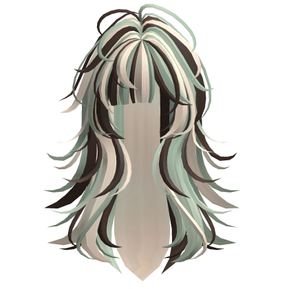 Mint Chocolate Chip Ice Cream Anime Hair Roblox item